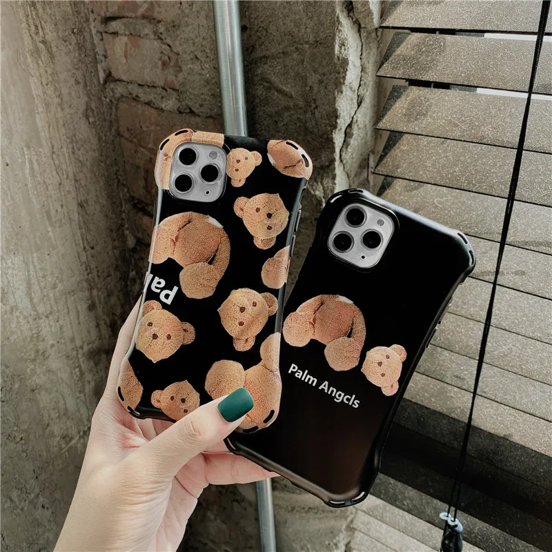Для iphone 11 Pro Max чехол Роскошный угол сломанный медведь Модный мягкий мобильный чехол для телефона для iphone 7 7plus 8 8plus X XR XS MAX чехол