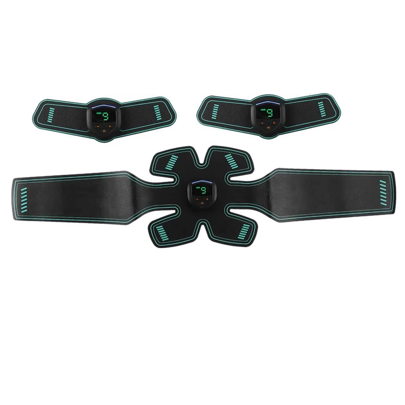 AMT-6FJCD-NO BOX USB Перезаряжаемый электрический стимулятор мышц живота, тренажер для фитнеса, массажа тела, подходит для EMS, упражнений, lcd тренажер для тренировки мышц - Цвет: AMT-6FJCD-NO BOX