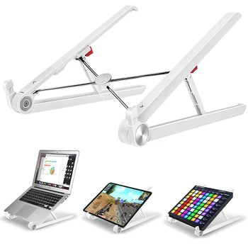 

Cooling Rack Folding Laptop Stand Adjustable Angle Desktop Portable Holder Non Slip For Ultrabook Netbook Or Tablet Universal