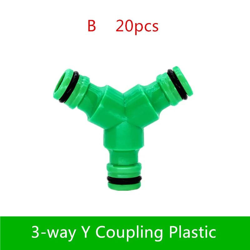 Extension Joint 2-Ways Hose Couplings Plastic 3-Ways Hose Connector For Garden Irrigation Sprinkler Nozzle Hose Fittings