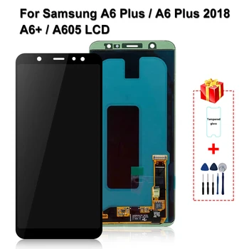 

Original A605 LCD For Samsung Galaxy A6 Plus 2018 LCD Display Touch Screen Digitizer Replacement For Galaxy A6+ A605f Display