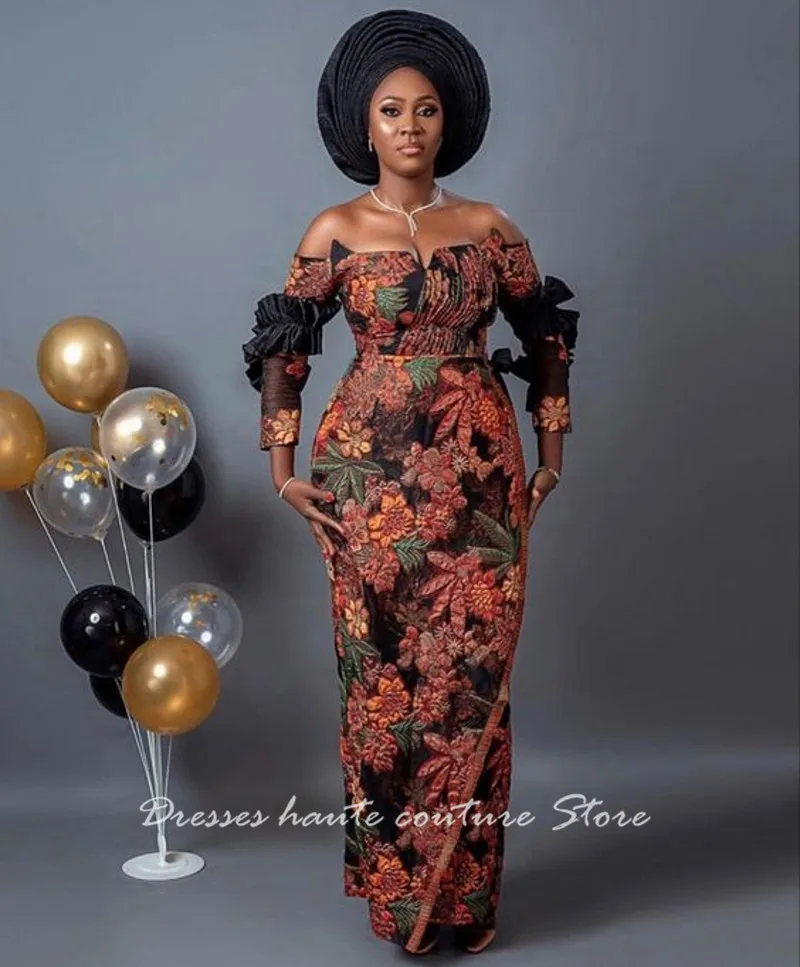 Mermaid Evening Dresses Aso Ebi Off 