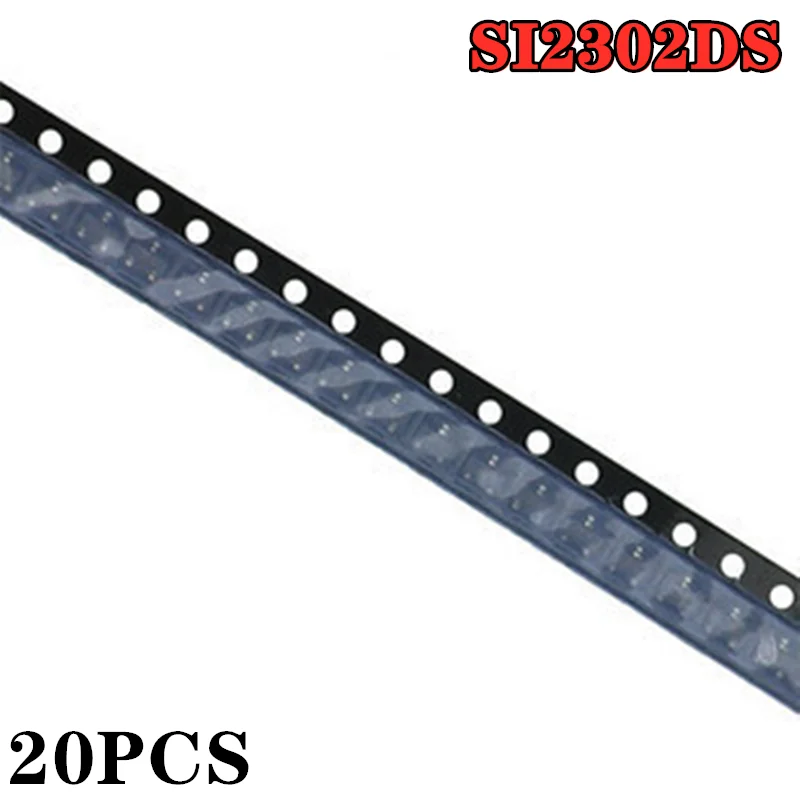 20PCS New SMD SI2302DS MOSFET mos field effect transistor SI2302 SOT23 | Электроника