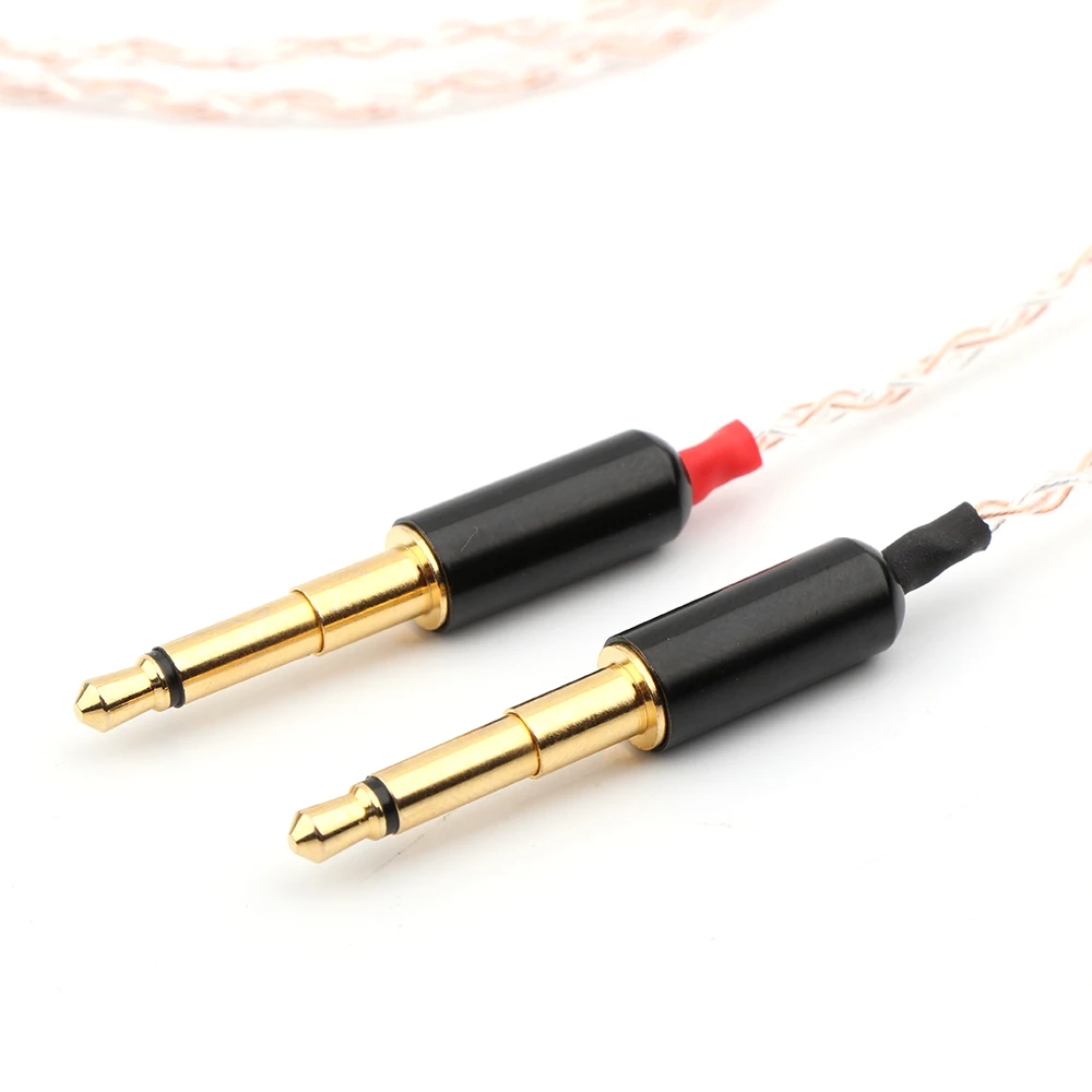 8cores Replacement Headphones Cable Audio Upgrade Cable For Meze 99 Classics Focal Elear Headphones Pure Copper Cable