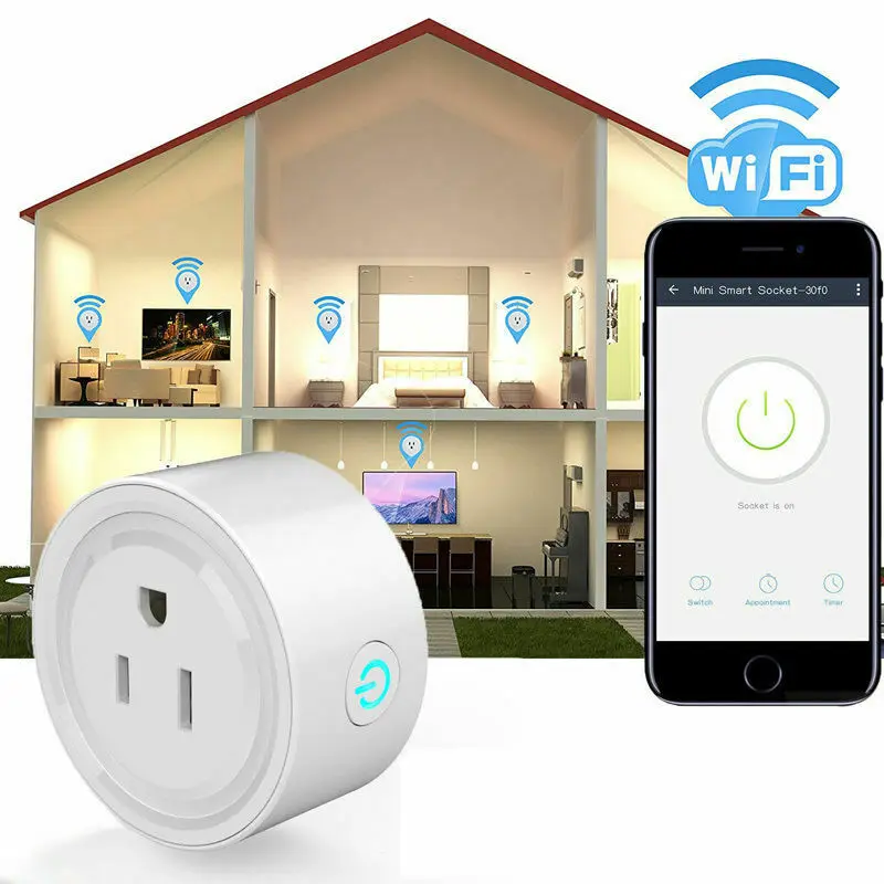 

Smart Socket Phone Remote Control Timer Switch Power Socket Outlet US Plug /05