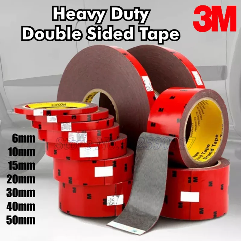 3M Super Strong Double Sided Tape / Bike Bicycle Car Vehicle Tape /  Waterproof/ Outdoor/ Heavy Duty / Self Adhesive Foam Tape - AliExpress