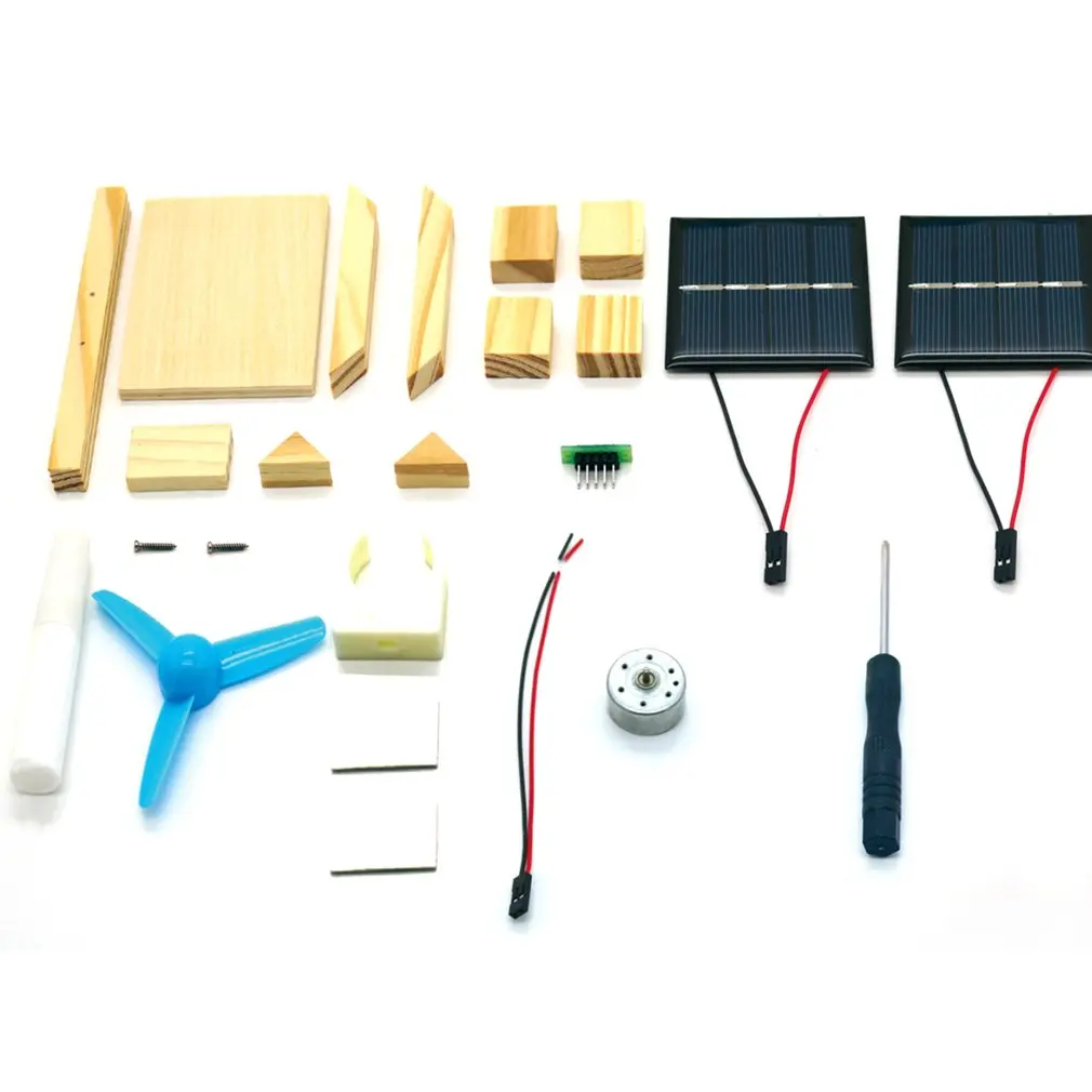 

DIY Solar Fan Model Assemble Building Kits Science Experiment Creative Discovery Educational Toys for Children
