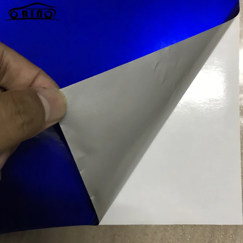 Blue Gloss Metallic Vinyl Film Sticker-3