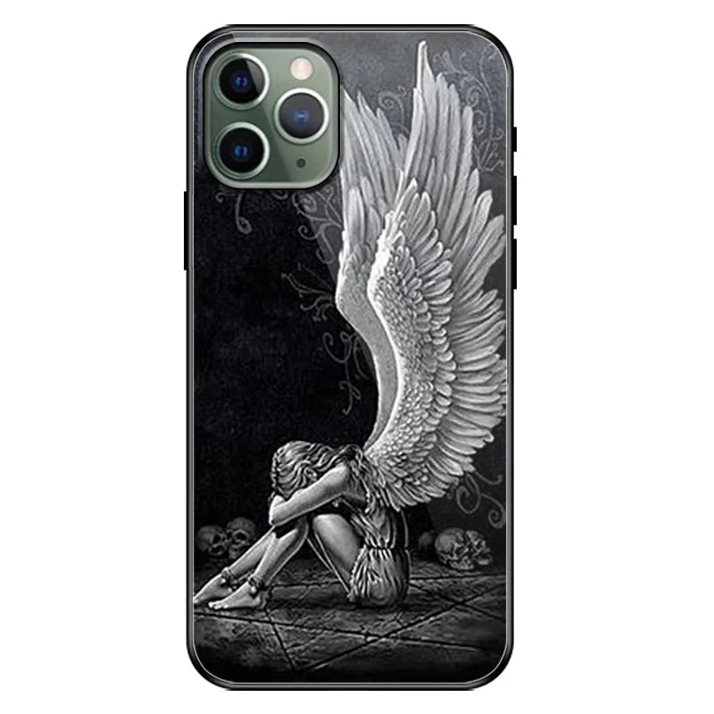 Geruide для iPhone 11 чехол, закаленное стекло для iPhone 11 Pro Чехол cubierta para Для iPhone 11 Pro MAX чехол - Цвет: A041