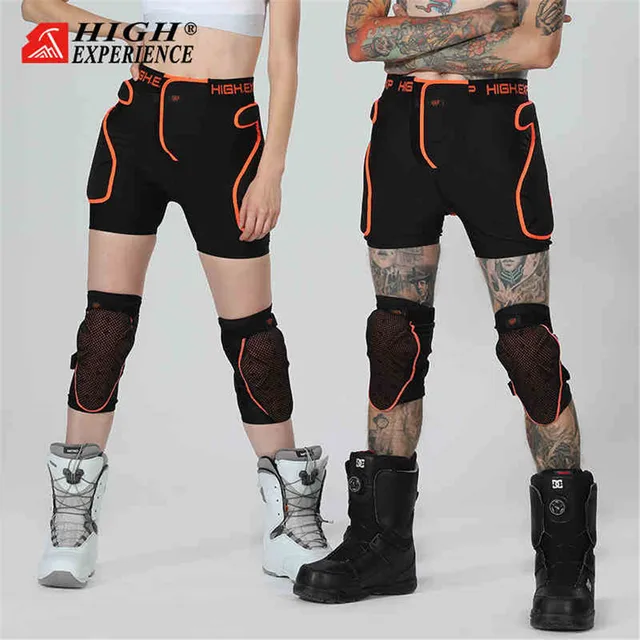 US $17.75 2019 Ski Pants Hip Padded Snowboard Knee Protection Women Ski Protective Gear Men Ski Safe Knee Kid