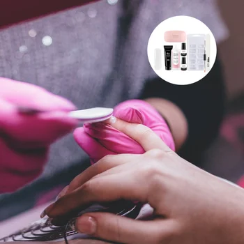 

1 Set Nail Extension Pieces Manicure Lamp Extension Cream Nail Art Tool Kit