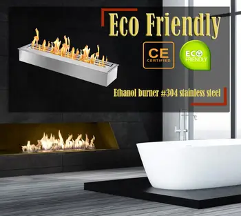 

on sale 24 inch ethanol fire burner eco fireplace insert