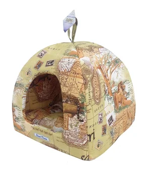

Bobrovo YARD dwelling for cats sleep Sweet № 1, Safari, 39 x 39 x 35 cm