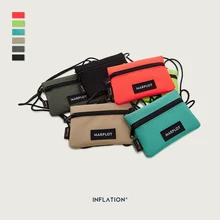 Повседневная мини-сумка для ключей с принтом для мужчин уличная поясная сумка женская модная дорожная сумка через плечо для телефона 237AI2019