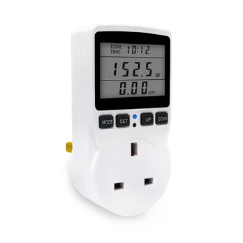 

Smart Socket 230V Multi Function Power Meter Voltmeter Ammeter Reading Socket Smart Home Electricity Billing Socket