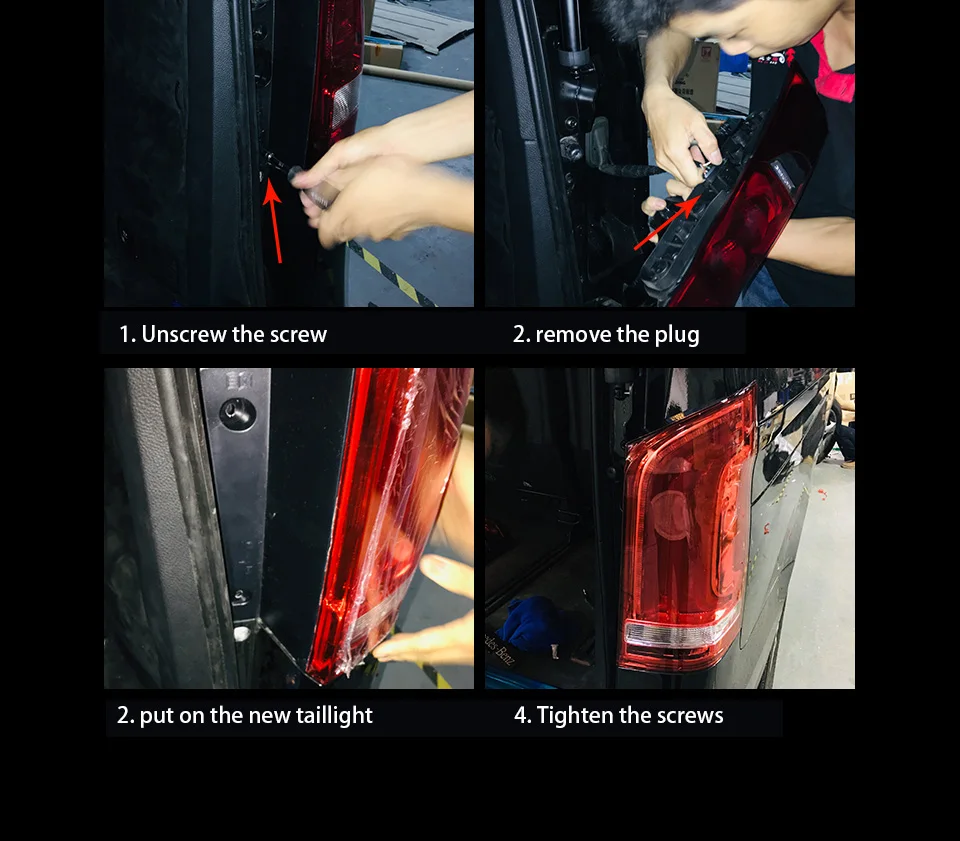 Задний фонарь для автомобиля Benz VITO- V250 V260L светодиодная сигнальная лампа Противотуманные фары DRL дневные ходовые огни тюнинг автомобильные аксессуары
