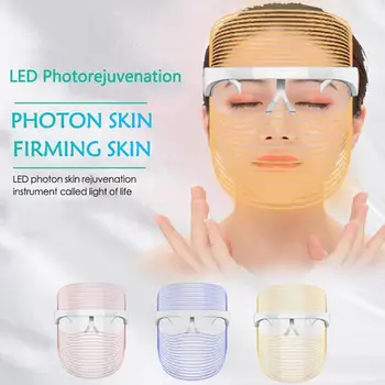 

LED Light Therapy Face Mask Beauty Instrument Acne Removal Skin Moisturizing Wrinkle SPA Rejuvenation Tool R0K9