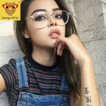 Ретро женские очки, оправа, Модные мужские очки, оправа, винтажные круглые прозрачные линзы, очки, оптическая оправа для очков