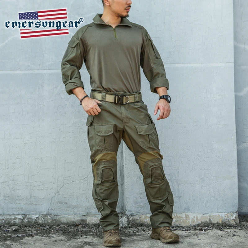 Herencia desayuno Telégrafo Emersongear Conjunto de camisa y pantalones tácticos de combate G3 para  hombre, ropa BDU, uniforme de Servicio Militar Airsoft RG, versión  mejorada|Capa base de caza| - AliExpress