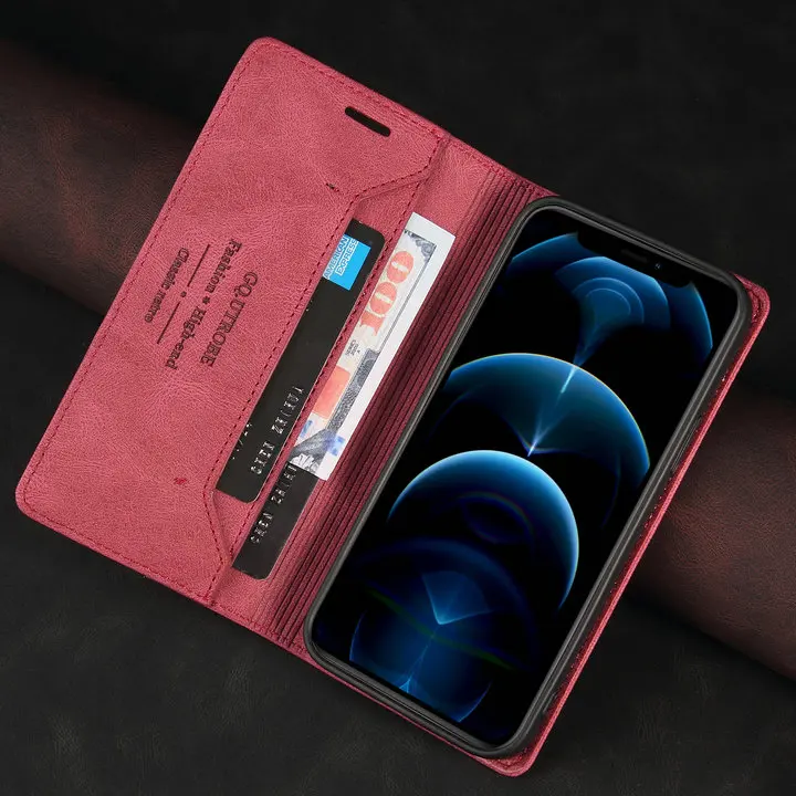 Capa de couro anti-roubo para Xiaomi, capa
