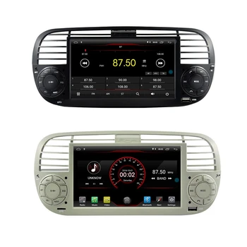 

Android 10 Car Radio Stereo GPS Navigation Bluetooth USB Player 2G + 16G for FIAT 500 2007-2015