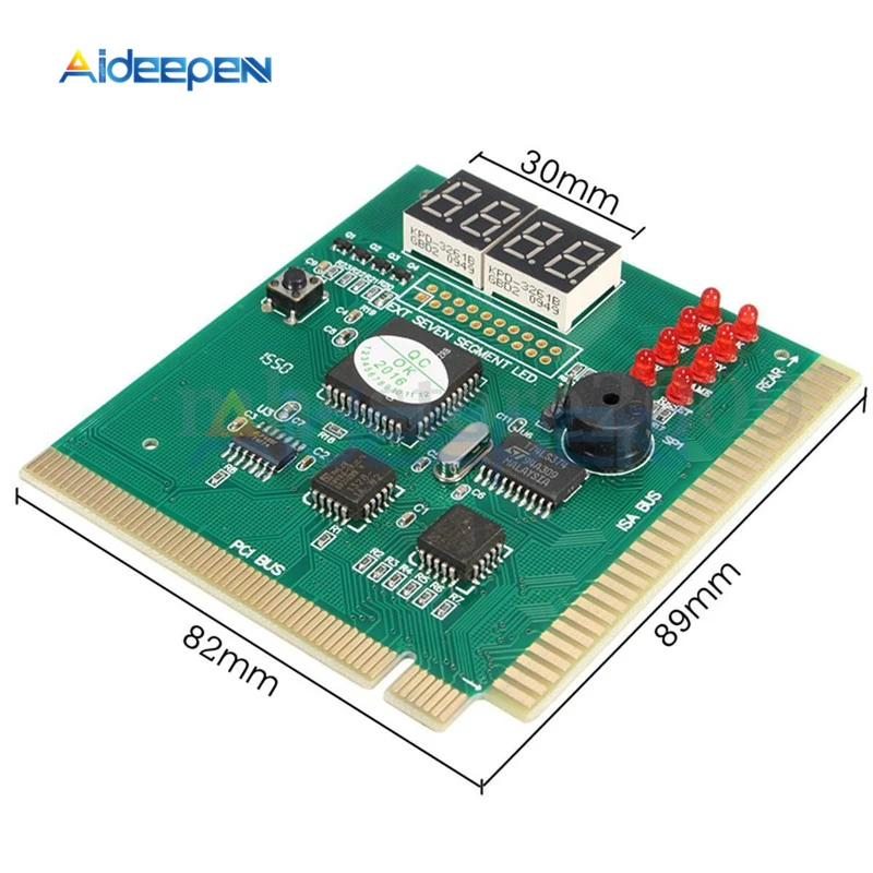2-значный 4-разрядный планшет PCI Анализатор материнской платы Диагностический Тесты er Post Тесты карты с светодиодный цифровой Дисплей для ПК, ноутбука, настольного компьютера