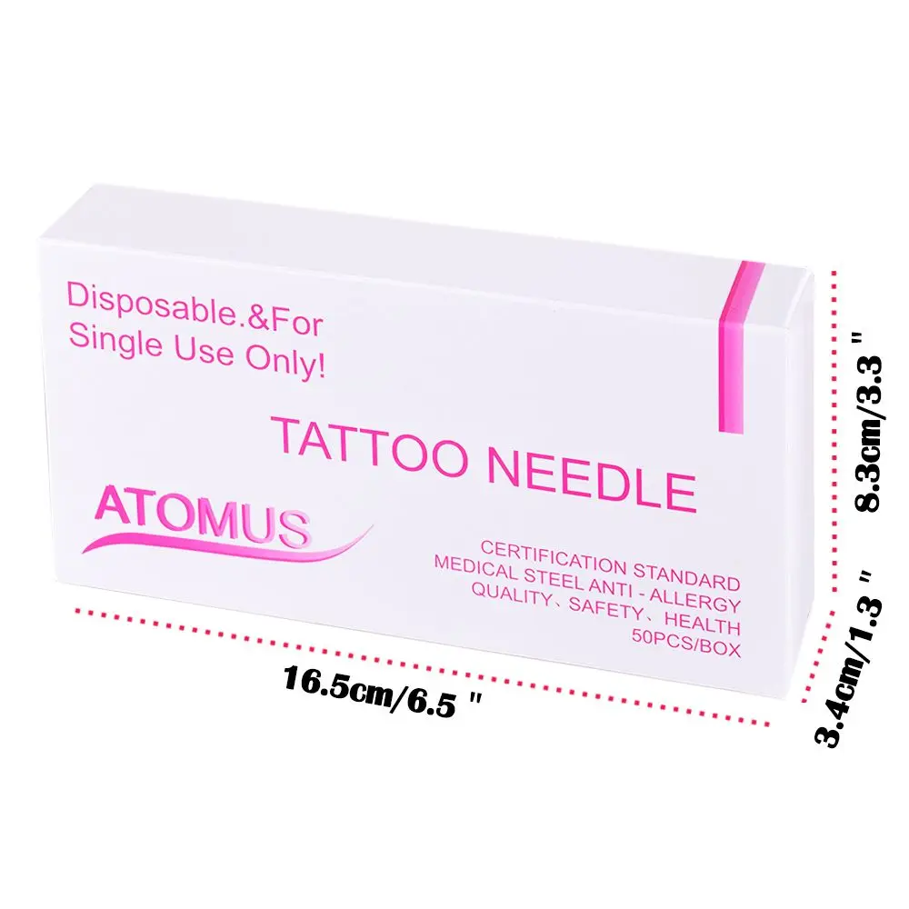 5RS Одноразовые Agujas Tatuaje иглы для татуажа с наконечниками перманентного макияжа Para