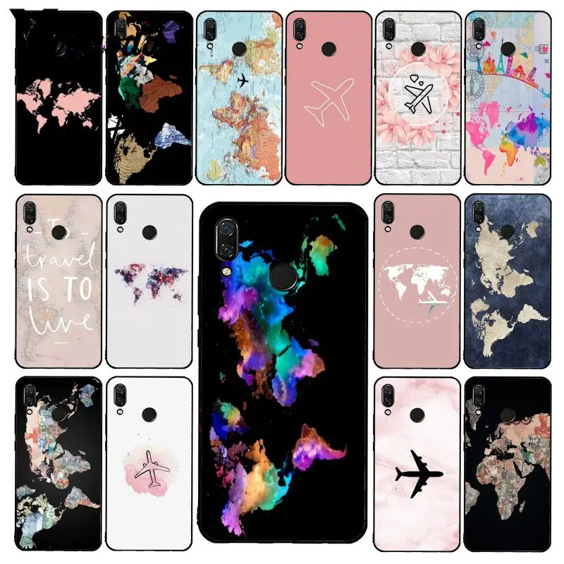 

Yinuoda Aircraft Airplane Fly Travel Sky World Map Phone Case for Xiaomi Redmi Note 7 5 4 Redmi 5plus 6A Note8 4X Note8Pro