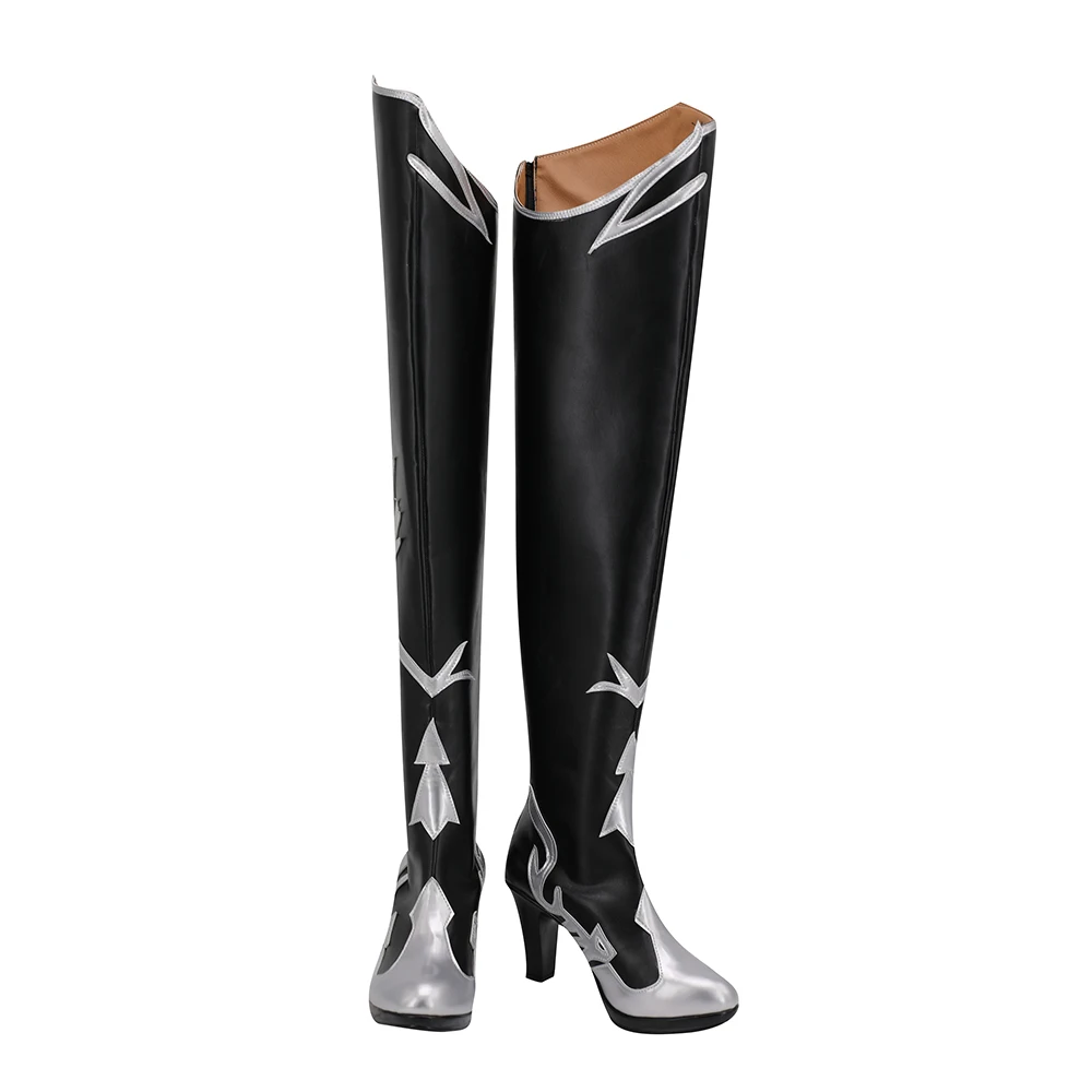 Final Fantasy 14 Shiva Cosplay Boots High Heel Leather Shoes Custom Made for Unisex (5)