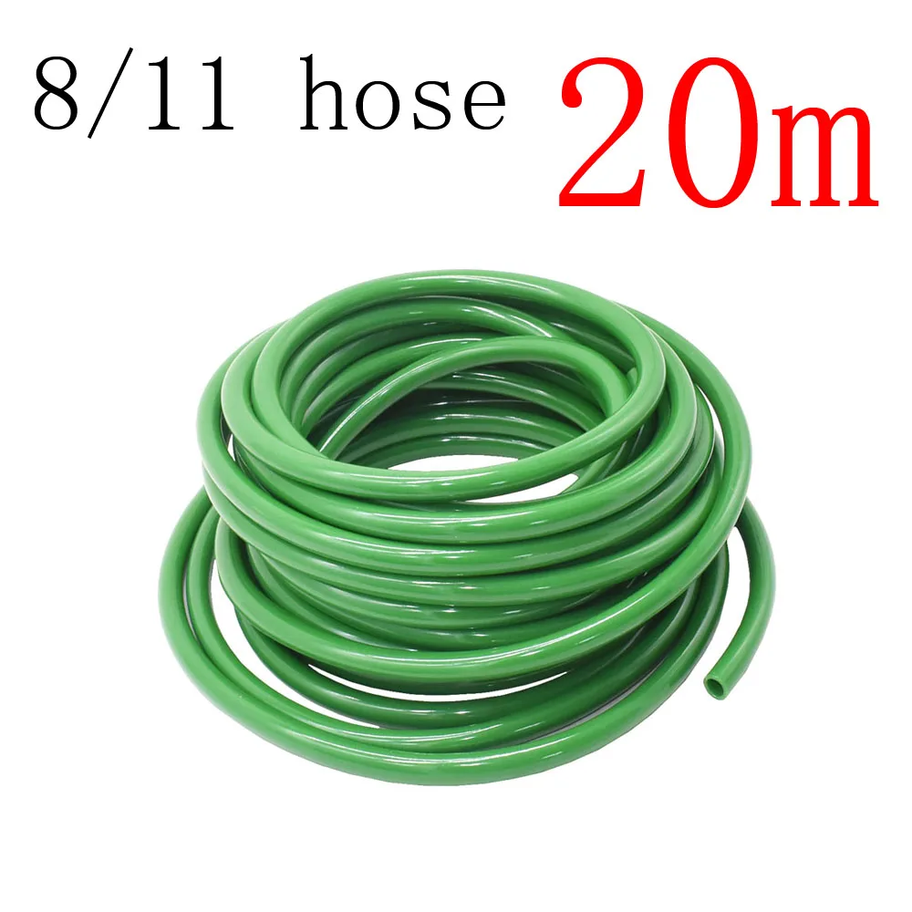 VidaXL Manguera flexible riego jardines PVC verde 25 m diámetro 2,5 cm