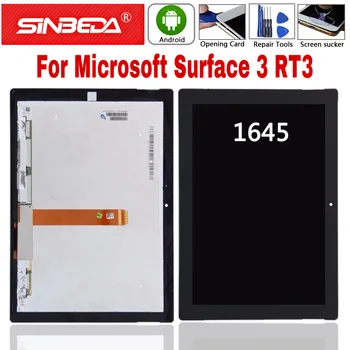 

100% Original LCD For Microsoft Surface 3 RT3 RT 1645 LCD Display Touch Screen Digitizer Test 3rd Gen 1657 Assembly Replacement
