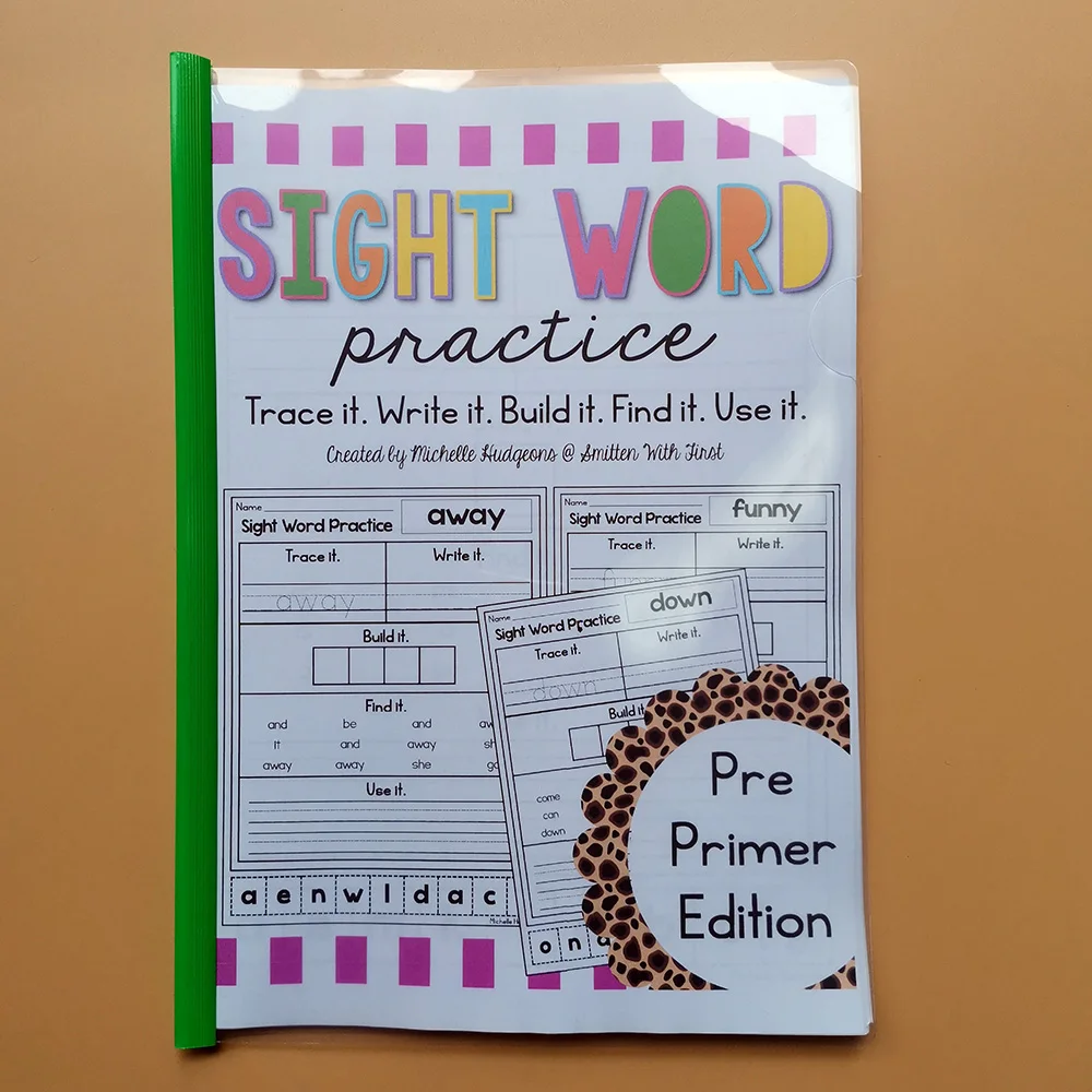 40 шт. учебная Бумажная книга Sight working для дошкольников английские домашние игры