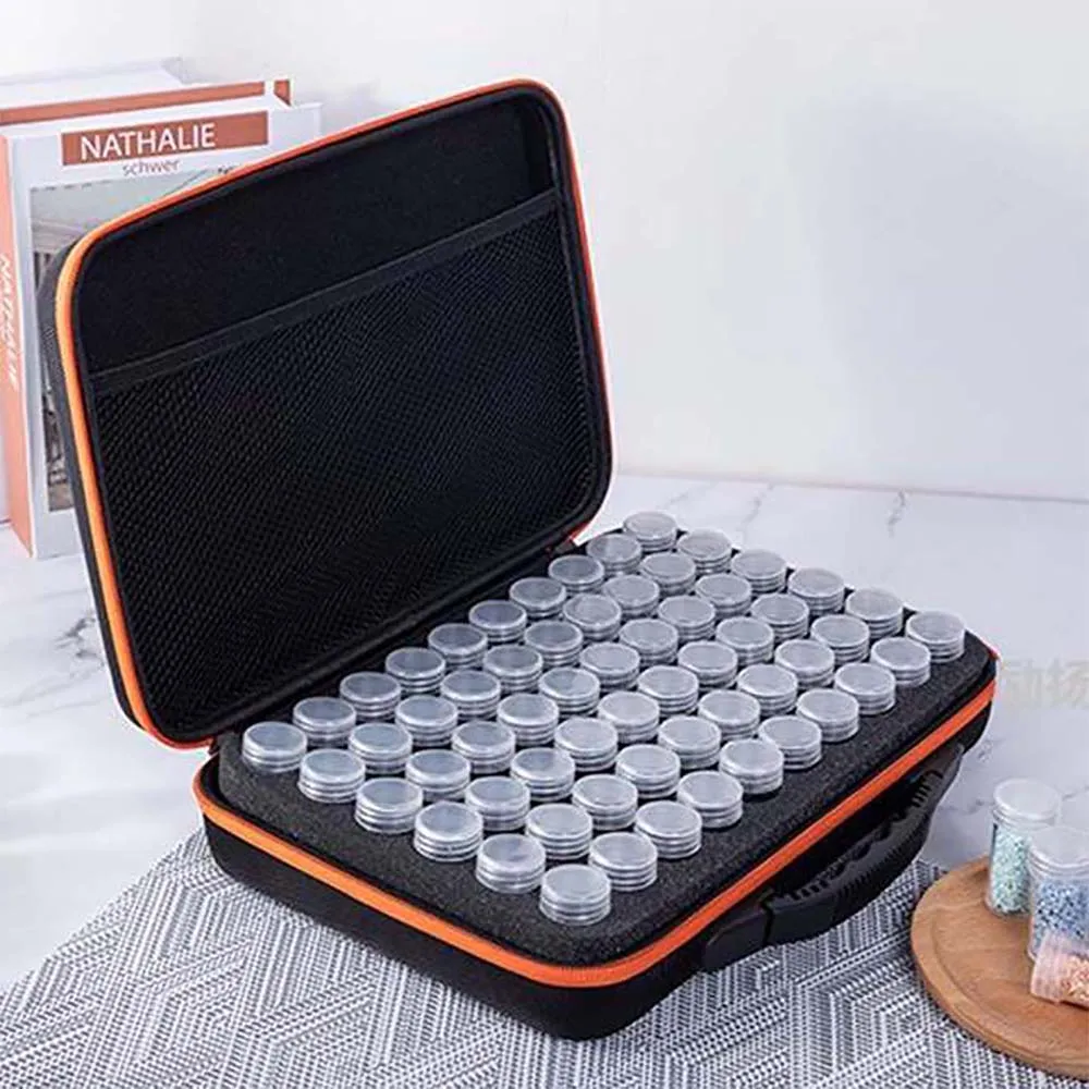 15/30/60120 Craft Storage Bottles Diamond Painting Accessories Container Bag Carry Case Sticker Box Convenience Bead Mural Tools