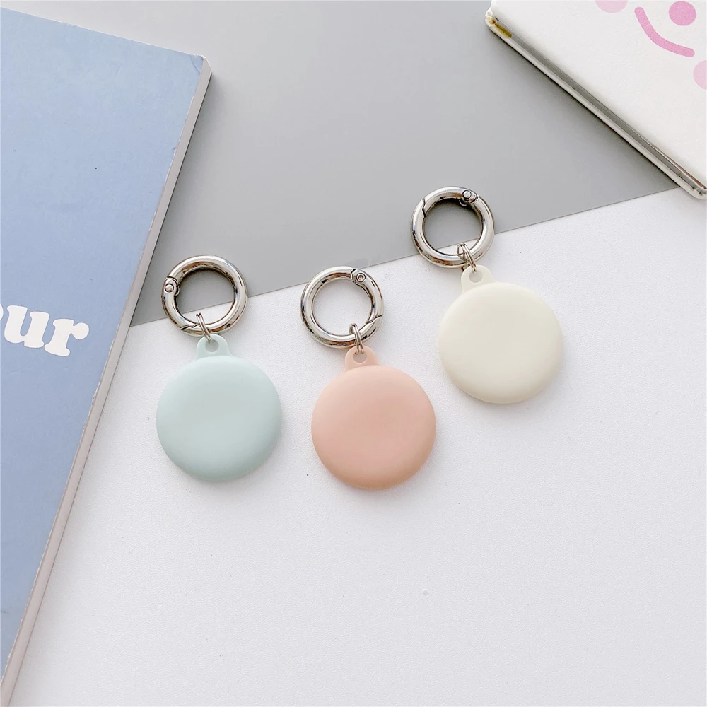 Apple Airtags ̽ ü Ǹ ȣ  ƮĿ ׼ Anti-scratch Sleeve Keychain Air tag Sleeve