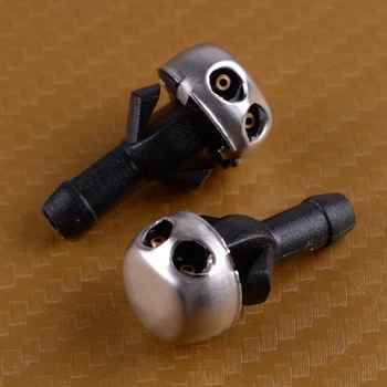 

DWCX 2PCS Windshield Washer Nozzle Water Spray Jet 1078600147 Fit for Mercedes R107 W114 W115 230 240D 380 450 560 SL SLC