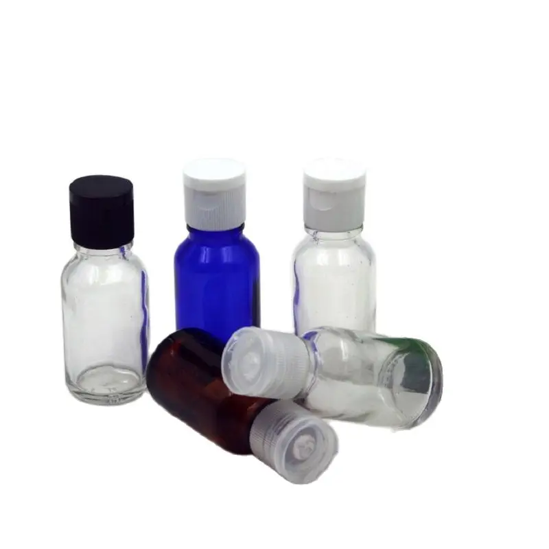30ml Essence Bottles Sample Sack Packaging Vial Colorful Glass Flip Emulsion Refillable Bottle Cosmetic Containers | Красота и