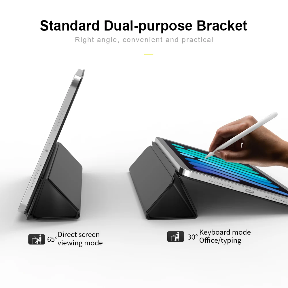 para ipad mini caso magnético suporte trifold smart cover funda para ipad mini caso