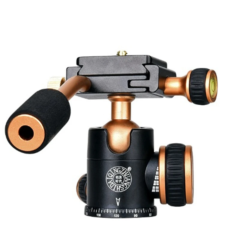 Top Q160 Professional Travel Camera Tripod Ball Head Handle Pan Compatibility for Digital | Электроника