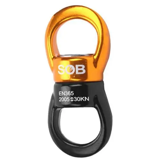 

10 Pcs Swing Swivel 30kN Safest Rotational Device, Swing Spinner, Carabiner Swivel, Climbing Rope Swivels