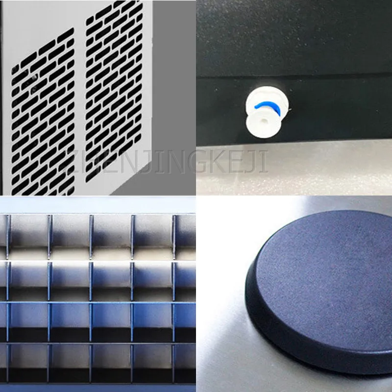 Home Ice Maker Mini Intelligent Fully Automatic 45KG Business Machine Dorm Room Barreled Water Fast Ice Making Frozen Appliances 6