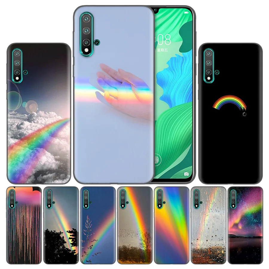 

Phone Cases For Huawei Honor 8A 8C 8S 8X 9X 9 10 20 Pro Lite Play 20i 7C Fundas Capas Cover Coque Rainbow Brite Overthink