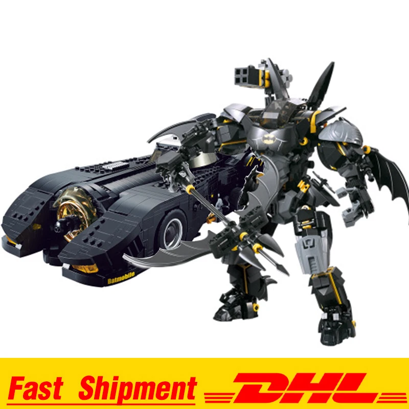 

IN Stock Decool 7144 Technic The Ultimate Batmobile Car Set Bulding Blocks MOC-15506 DC Super Heroes Bricks Toys