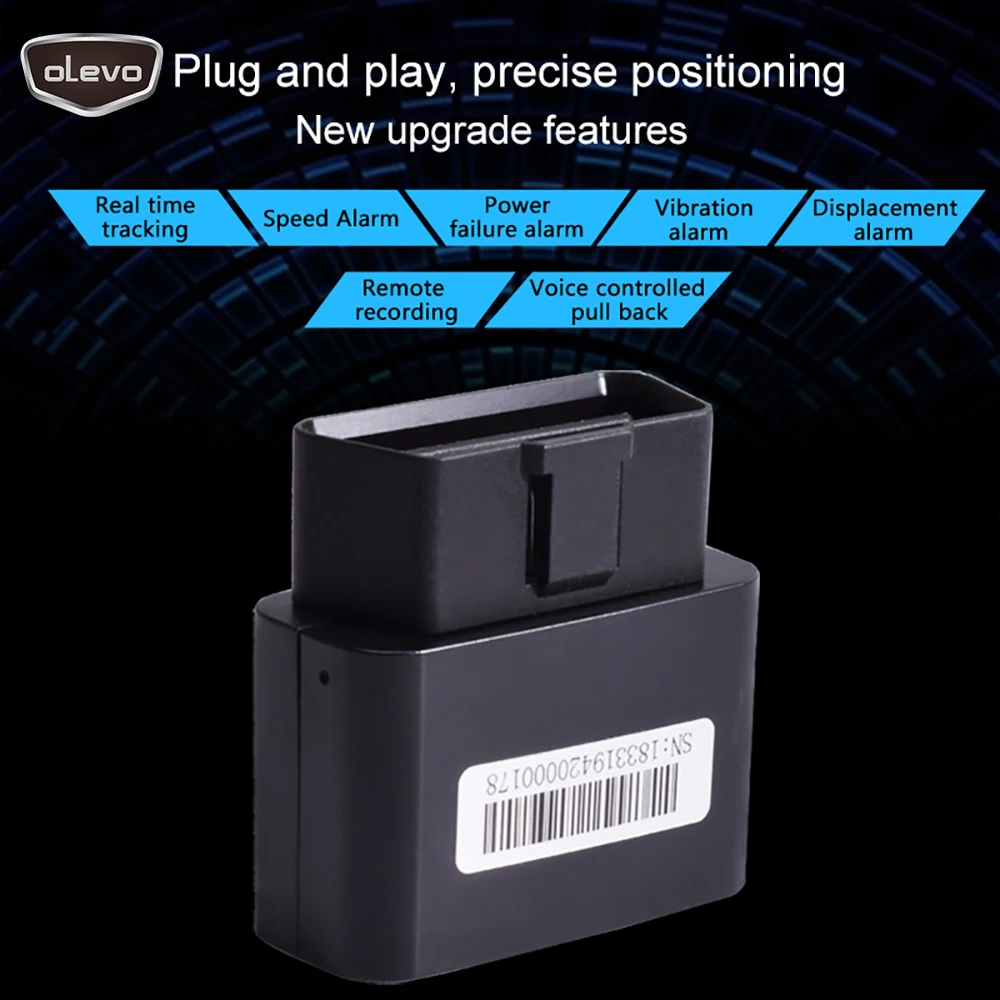OBD gps трекер устройство слежения автомобиля Plug Play + Beidou диагностический