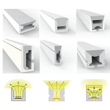 

WS2812B WS2811 SK6812 LED Neon Rope Tube Silica Gel Flexible Strip Light Soft Lamp Tube IP67 Waterproof 1M-5M