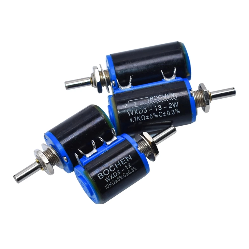 WXD3-13 2W WXD3-12 100 220 470 1K 2K2 3K3 4K7 10K 22K 33K 47K Ohm 100R 220 470R 2.2K 3.3K 4.7K WXD3-12-1W Potentiometer with nut volume potentiometer
