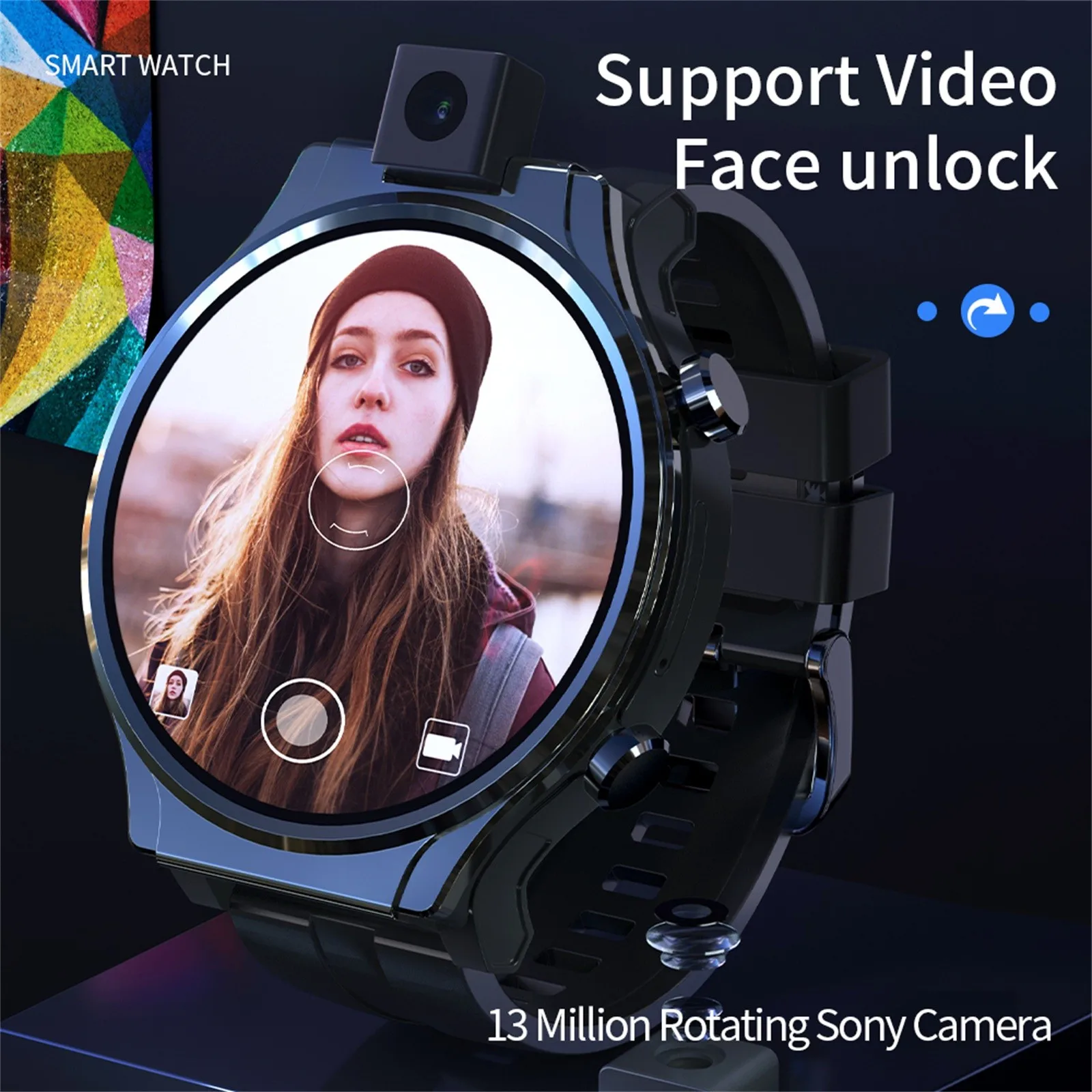 Смарт-часы Apple Watch Pro 4g Wi-Fi Gps 4 + 64 ГБ Android 10 0 |