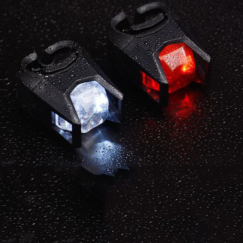 Discount Bicycle Light Led Head Front Rear Wheel Bike Light Waterproof Cycling With Battery Bicycle Accessories Bike Lamp 2