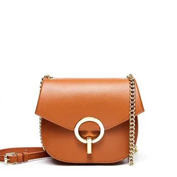 

LACATTURA Luxury Women Shoulder Bag Fashion Saddle Design Messenger Bags High Quality Cowhide Crossbody Bag for Ladies 2019 New