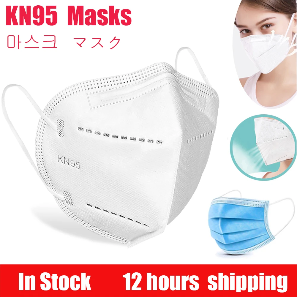 

KN95 Disposable Masks folding Soft Protective Antiviral Face virus Mask Anti Particles Dust Filtration PM 2.5 N95 Mouth Masks