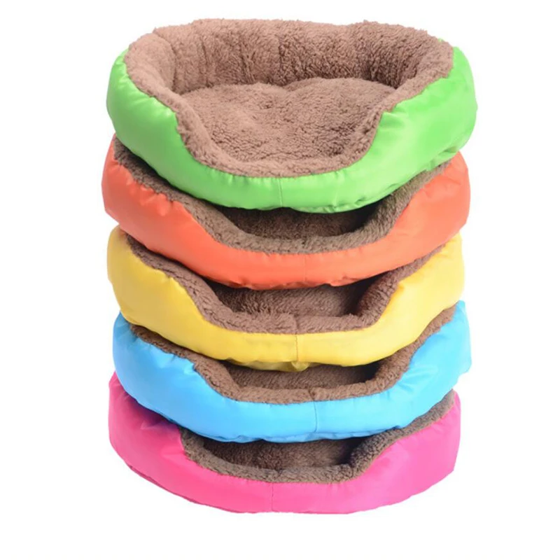 Pet supplies pet nest candy color round small and medium-sized autumn and winter warm cats and dogs thickened universal nest